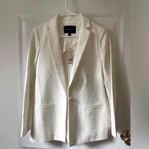 White Banana Republic Blazer - new with tags 0 petite